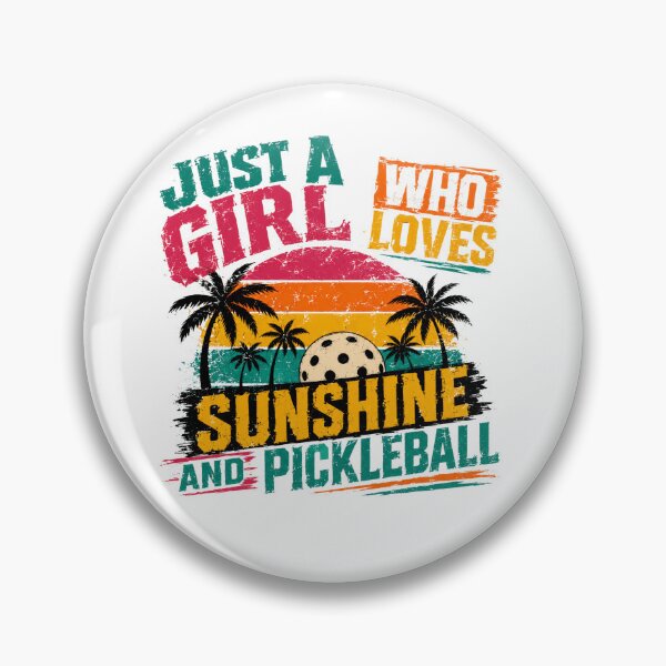 Item preview, Just A Girl Who Loves Sunshine And Pickleball Player Woman designed and sold by JonesFlora2025.