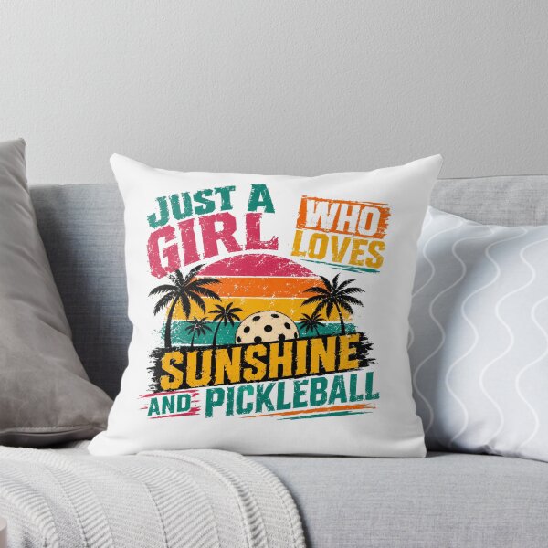 Item preview, Just A Girl Who Loves Sunshine And Pickleball Player Woman designed and sold by JonesFlora2025.