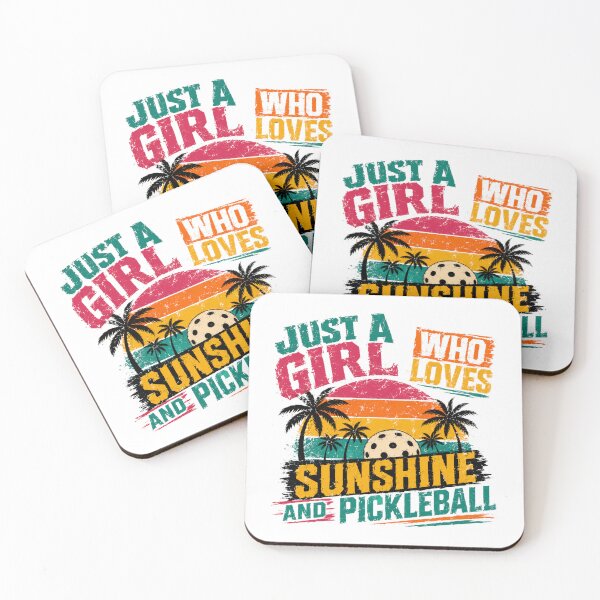 Item preview, Just A Girl Who Loves Sunshine And Pickleball Player Woman designed and sold by JonesFlora2025.