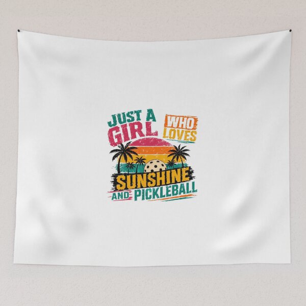 Item preview, Just A Girl Who Loves Sunshine And Pickleball Player Woman designed and sold by JonesFlora2025.