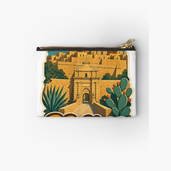 Item preview, Mdina Malta Travel Souvenir - Retro Illustration designed and sold by VisualArtsOasis.