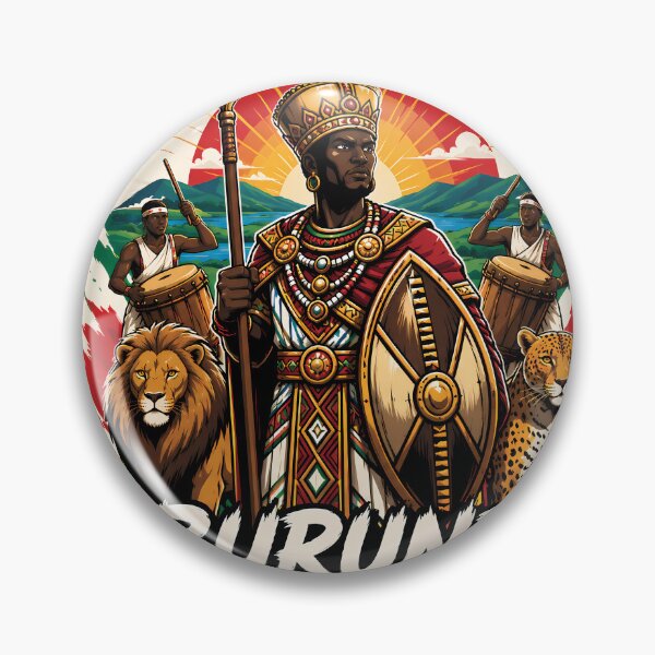 Item preview, Burundi King Ntare Rushatsi Drummers Design designed and sold by VoidAnimeStudio.