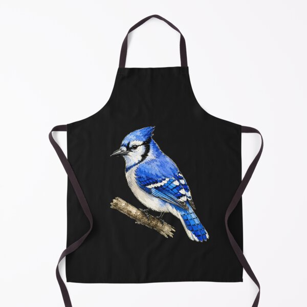 Item preview, Minimal Blue Jay Watercolor | Hand Drawn Bird Illustration designed and sold by ColorSplash123.
