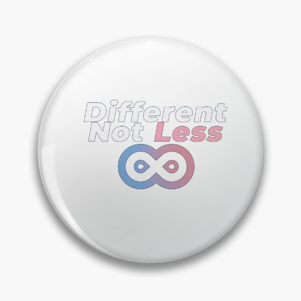 Item preview, Different Not Less | Neurodiversity Acceptance T-Shirt designed and sold by NeuroShirts.