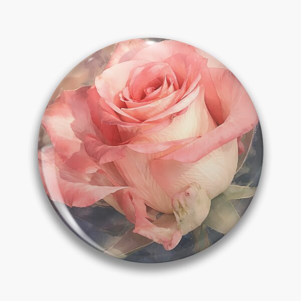 Item preview, Delicate Pink Rose in Bloom designed and sold by cuprum.