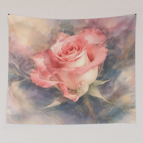 Item preview, Delicate Pink Rose in Bloom designed and sold by cuprum.