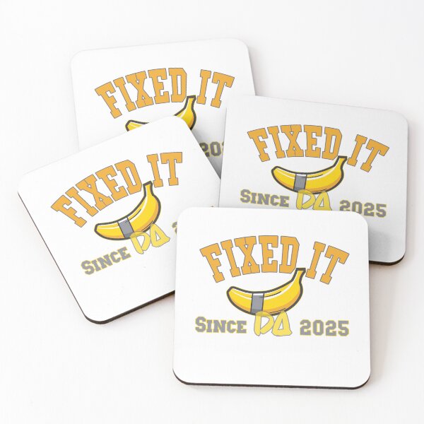 Item preview, Fixed It Funny Banana Duct Tape Vintage Varsity Mascot Athletic College Humor Streetwear Graphic designed and sold by DesignArtist.ia.