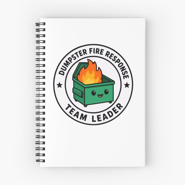 Item preview, Dumpster Fire Response Team Leader Workplace Management Humor Professional designed and sold by JonesFlora2025.