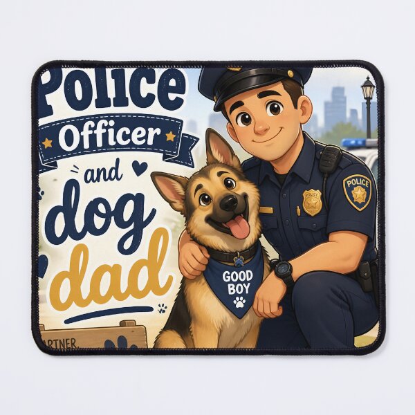Item preview, Police Officer and Dog Dad — Funny Police Officer Dog Dad Gift Shirt designed and sold by DoggyDayLove.
