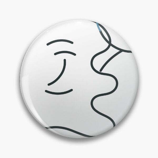 Item preview, Ocean State of Mind – Minimalist Face and Wave Line Art designed and sold by FlamoArt.