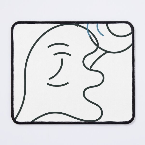 Item preview, Ocean State of Mind – Minimalist Face and Wave Line Art designed and sold by FlamoArt.