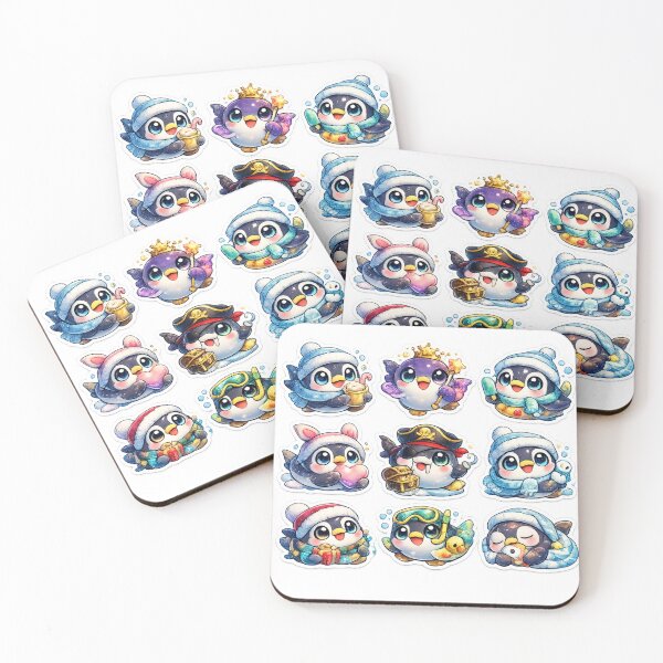 Item preview, Cute Kawaii Penguin Sticker designed and sold by KrishAuraa.