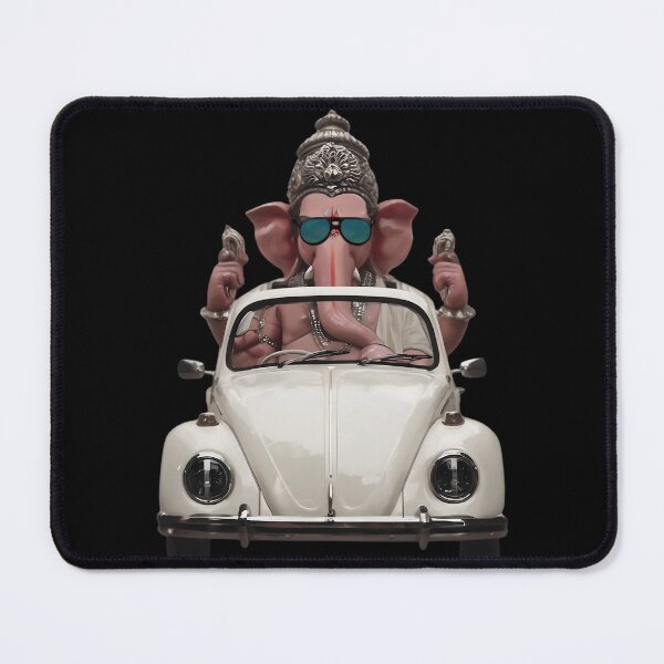 Item preview, Cool Streetwear Elephant Rider on Vintage White Beetle Car Pop Art designed and sold by PANNARUK THAILAND.