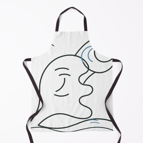 Item preview, Minimalist Face and Wave Line Art designed and sold by FlamoArt.