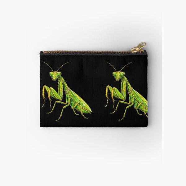 Item preview, Minimal Praying Mantis Watercolor | Hand Drawn Nature Illustration designed and sold by ColorSplash123.