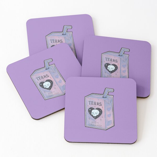 Item preview, Tears Juice Box Pastel Goth — Funny Creepy Cute Sad Girl Art designed and sold by Darkfully-Done.