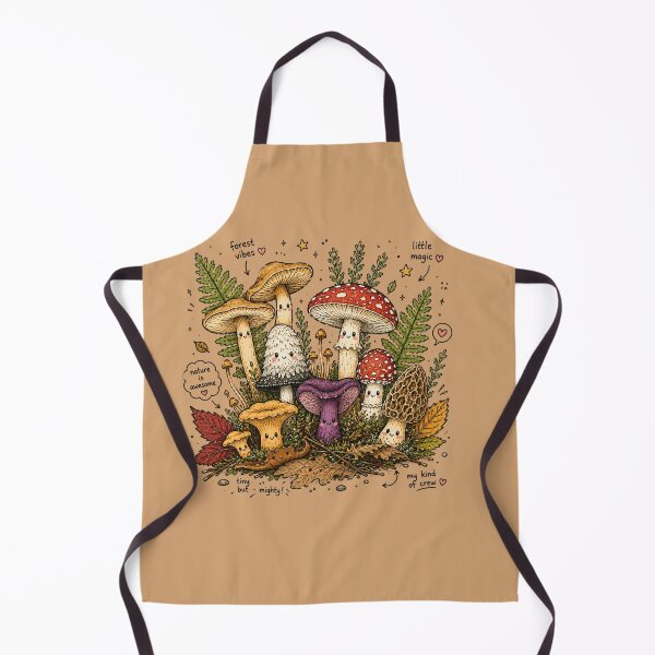 Item preview, Forest Crew: Magical Mushroom Gathering & Nature Vibes designed and sold by 63Hotpeppers.