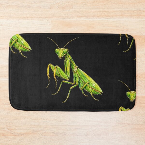 Item preview, Minimal Praying Mantis Watercolor | Hand Drawn Nature Illustration designed and sold by ColorSplash123.