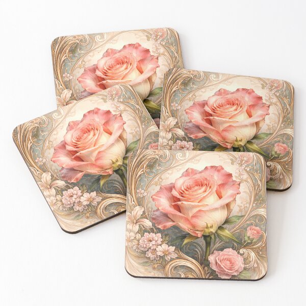 Item preview, Intricate Floral Rose Design designed and sold by cuprum.