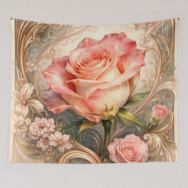 Item preview, Intricate Floral Rose Design designed and sold by cuprum.