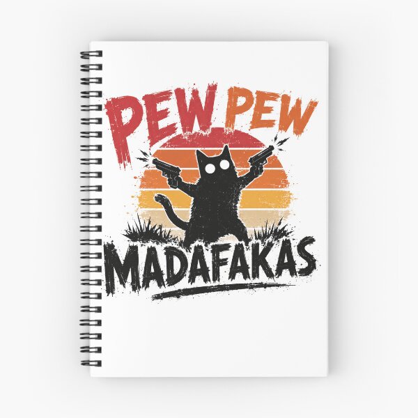 Item preview, Pew Pew Madafakas Cat Funny Meme Humor Feline Lover designed and sold by JonesFlora2025.