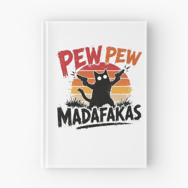 Item preview, Pew Pew Madafakas Cat Funny Meme Humor Feline Lover designed and sold by JonesFlora2025.