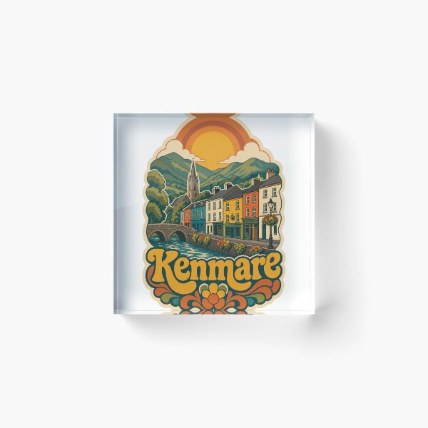 Item preview, Kenmare Ireland Travel Souvenir - Retro Illustration designed and sold by VisualArtsOasis.
