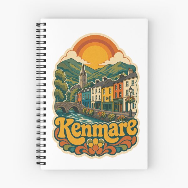 Item preview, Kenmare Ireland Travel Souvenir - Retro Illustration designed and sold by VisualArtsOasis.