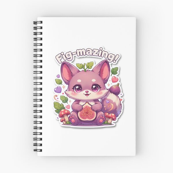 Item preview, Fig-mazing Kawaii Fig Fox T-Shirt – Cute Cottagecore Fox Sticker Gift for Woodland Animal Lovers & Kawaii Fans designed and sold by GemBob Creations.