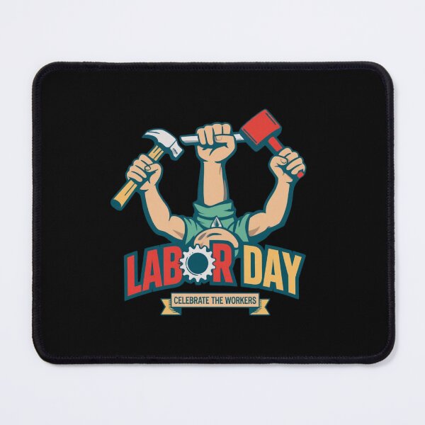 Item preview, Labor Day Celebrate The Workers Retro Bold designed and sold by SiarheiYur.