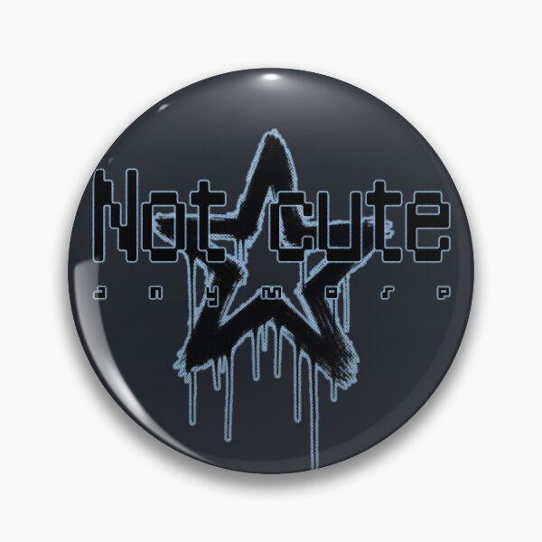 Item preview, Not Cute Dripping Star Graphic T-Shirt | Y2K Cyber Grunge Streetwear | Edgy Blue Aesthetic | Alternative Fashion | K-Pop Inspired designed and sold by Meivelle.