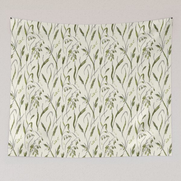 Item preview, Wheat and Oats Botanical Pattern designed and sold by NuvoraNest.