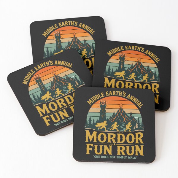 Item preview, Mordor Fun Run Shirt, Vintage LOTR Tee for Middle Earth Fans designed and sold by LiuTiuuu.