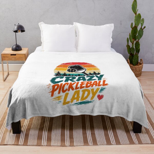Item preview, Crazy Pickleball Lady Women Player Enthusiast designed and sold by JonesFlora2025.