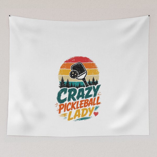 Item preview, Crazy Pickleball Lady Women Player Enthusiast designed and sold by JonesFlora2025.