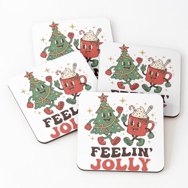 Item preview, Feelin Jolly Retro Christmas – Vintage Groovy Holiday  designed and sold by raedattia.