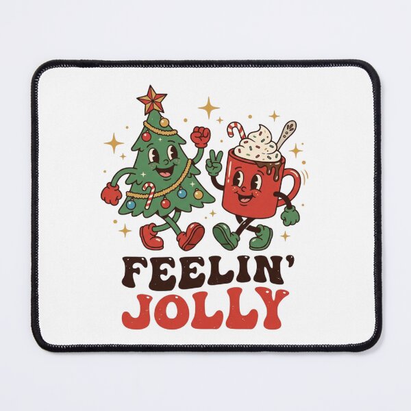 Item preview, Feelin Jolly Retro Christmas – Vintage Groovy Holiday  designed and sold by raedattia.