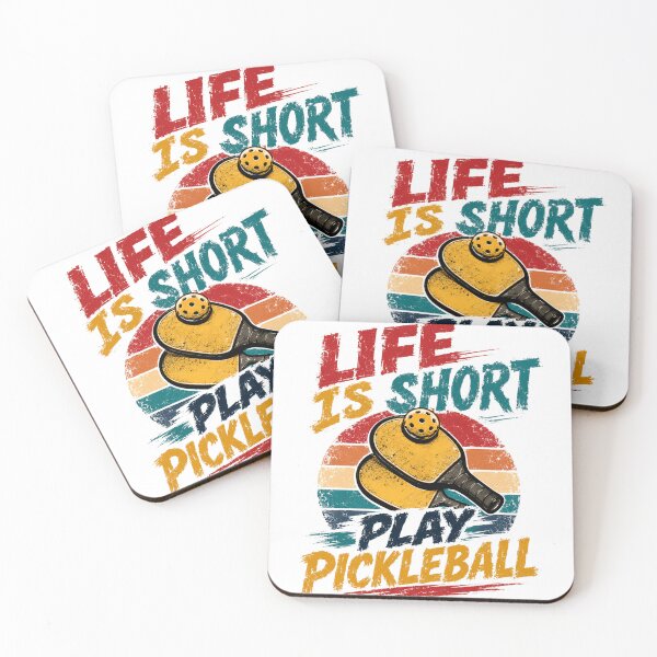 Item preview, Life Is Short Play Pickleball Pickleball Player Pickleball Lover designed and sold by JonesFlora2025.