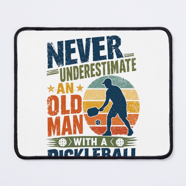 Item preview, Never Underestimate An Old Man With A Pickleball Paddle Funny Pickleball Player designed and sold by JonesFlora2025.