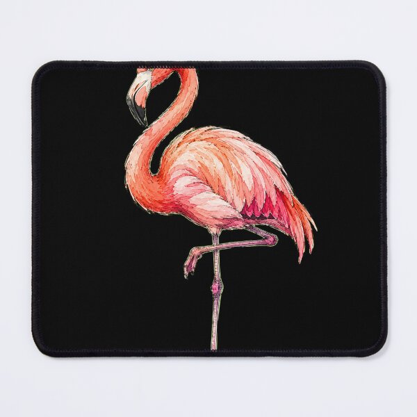 Item preview, Minimal Flamingo Watercolor | Hand Drawn Bird Illustration designed and sold by ColorSplash123.