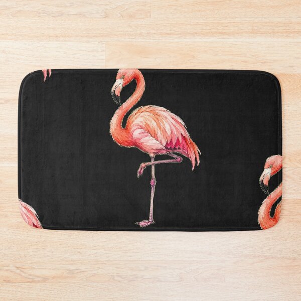 Item preview, Minimal Flamingo Watercolor | Hand Drawn Bird Illustration designed and sold by ColorSplash123.