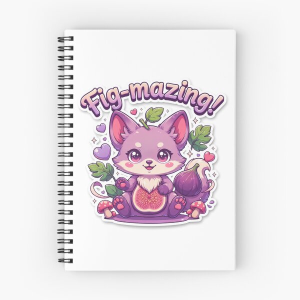 Item preview, Fig-mazing Kawaii Fig Fox T-Shirt – Cute Cottagecore Fox Sticker Gift for Kawaii Animal Lovers & Cozy Girls designed and sold by GemBob Creations.