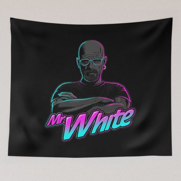 Item preview, Mr. White – Illustration synthwave designed and sold by Wawan35200.