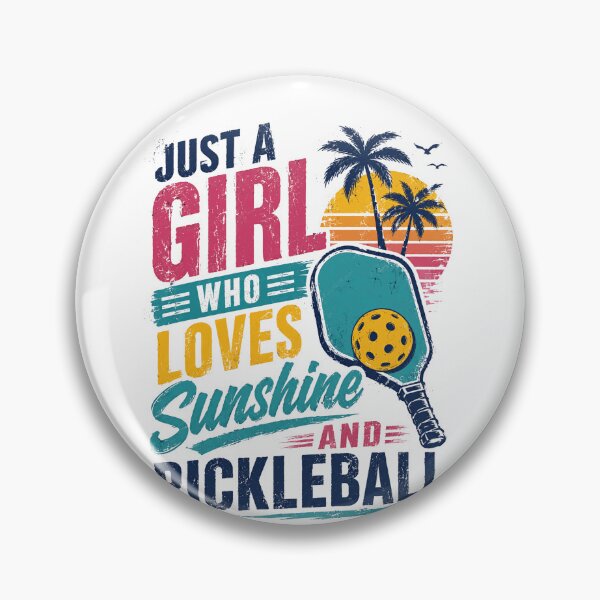 Item preview, Just A Girl Who Loves Sunshine And Pickleball Woman Player designed and sold by JonesFlora2025.