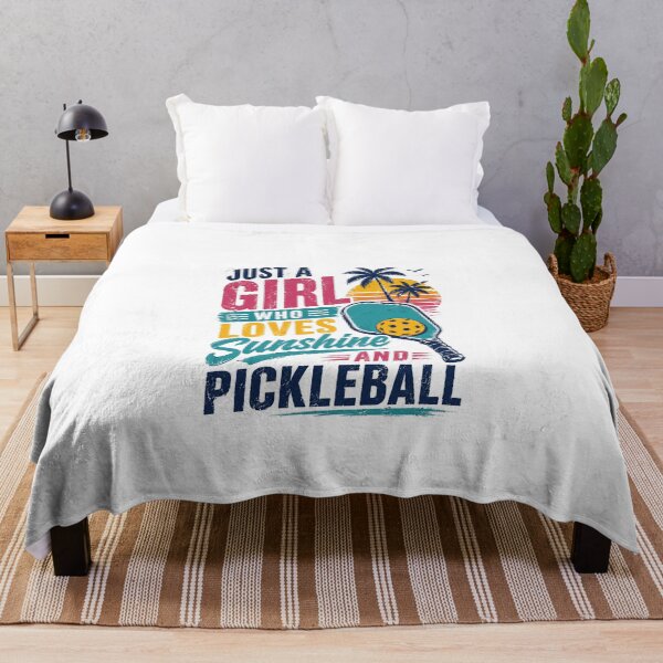 Item preview, Just A Girl Who Loves Sunshine And Pickleball Woman Player designed and sold by JonesFlora2025.