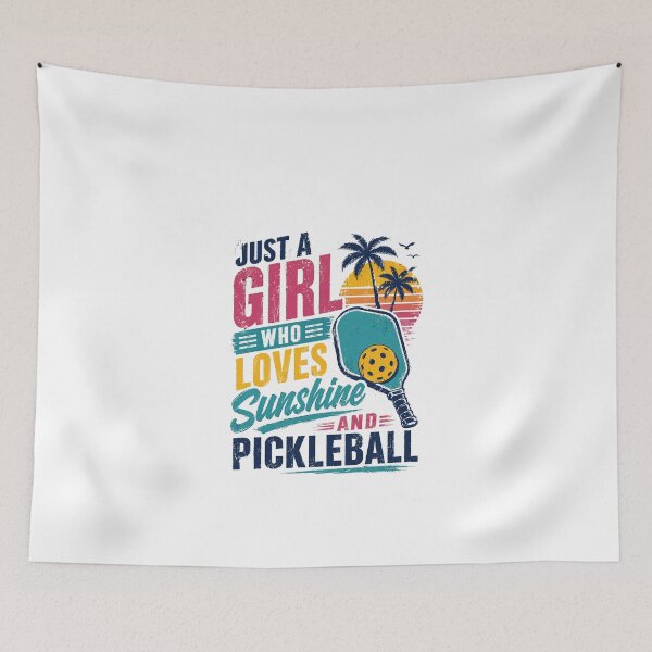 Item preview, Just A Girl Who Loves Sunshine And Pickleball Woman Player designed and sold by JonesFlora2025.