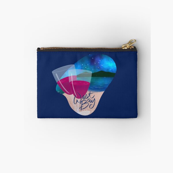 Item preview, West Bay Vibes Beach Wine and Northern Lights designed and sold by DesignChaser.