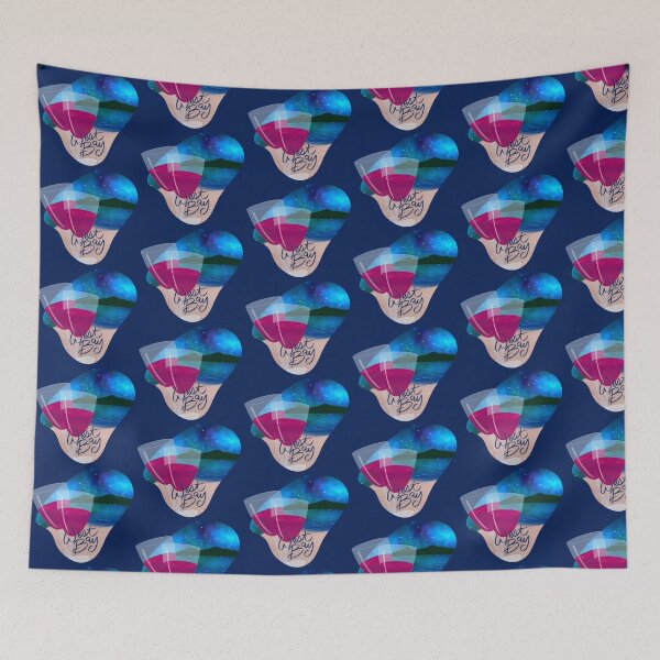 Item preview, West Bay Vibes Beach Wine and Northern Lights designed and sold by DesignChaser.