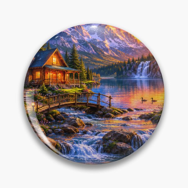 Item preview, Mountain Cabin Getaway designed and sold by DazzleKitty.