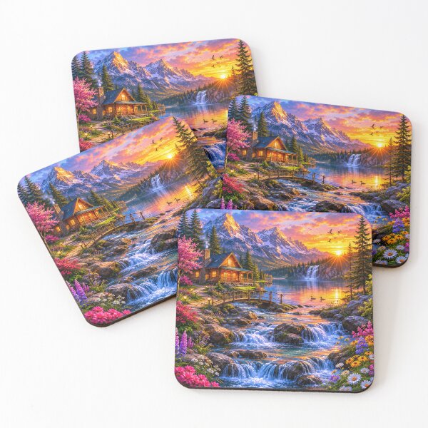Item preview, Mountain Cabin Getaway designed and sold by DK Rocket.